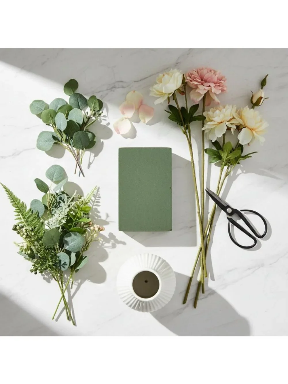 Dry Floral Foam Bricks 6 Pack Green Foam For Artificial Flowers Silk Dried Flora - Picture 2 of 5